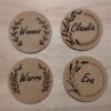 Kurken Onderzetters met Persoonlijke Gravure