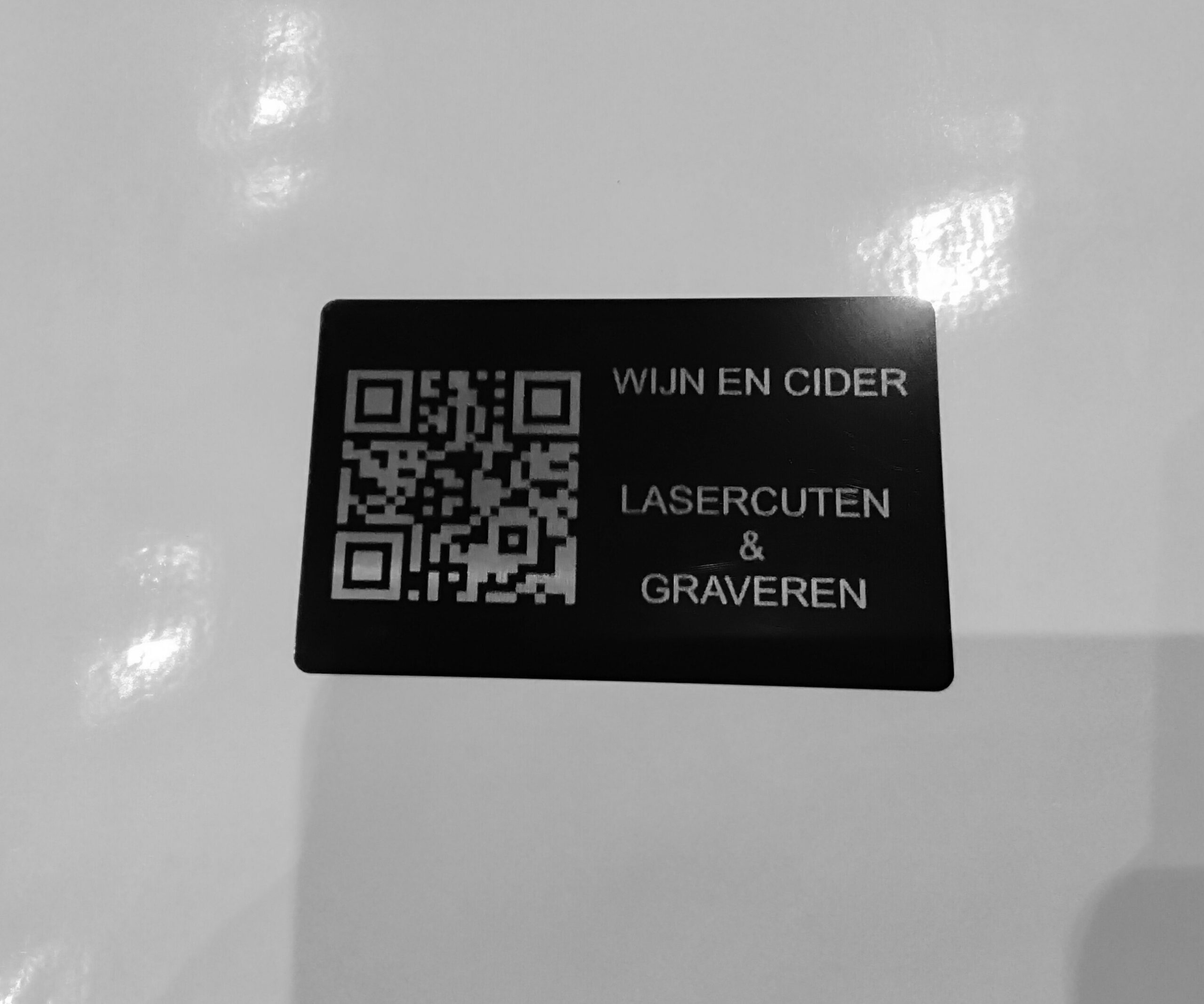 Aluminium Visitekaartje