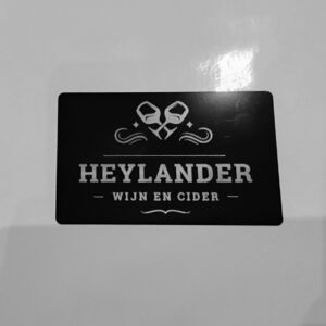 Aluminium Visitekaartje