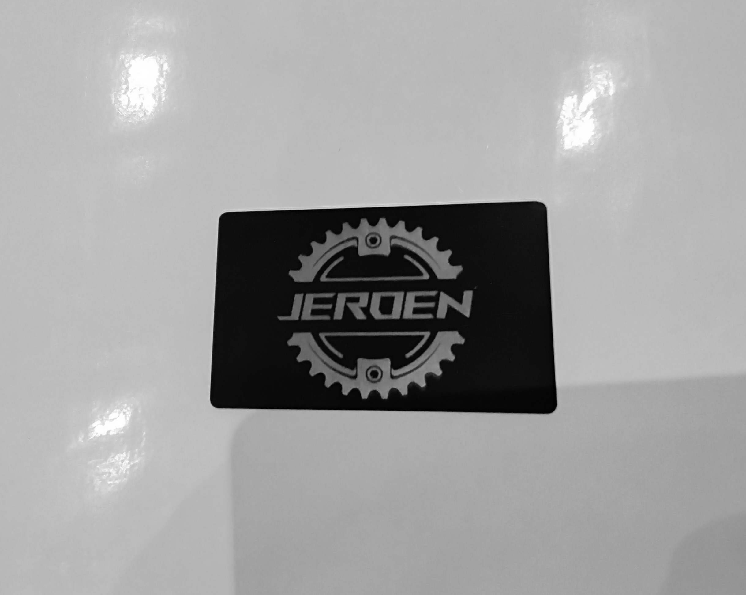 Aluminium Visitekaartje